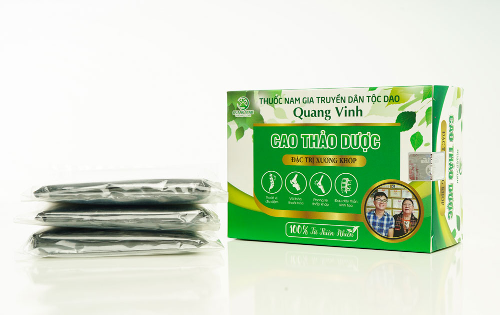 Cao thảo dược thoát vị đĩa đệm - Thuốc nam Quang Vinh Cao thảo dược thoát vị đĩa đệm - Thuốc nam Quang Vinh